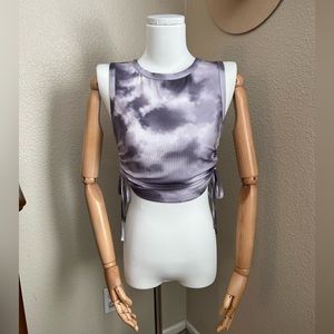 Tie Dye Cropped Tank Top
